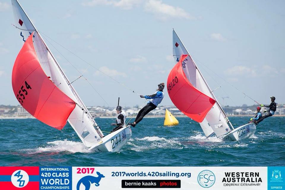  420  World Championship 2017  Fremantle AUS  Day 2, the Swiss