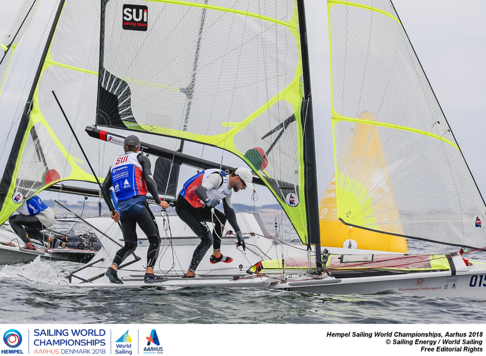  Olympic Classes  World Championships 2018  Aarhus DEN  Day 5  Les Suisses