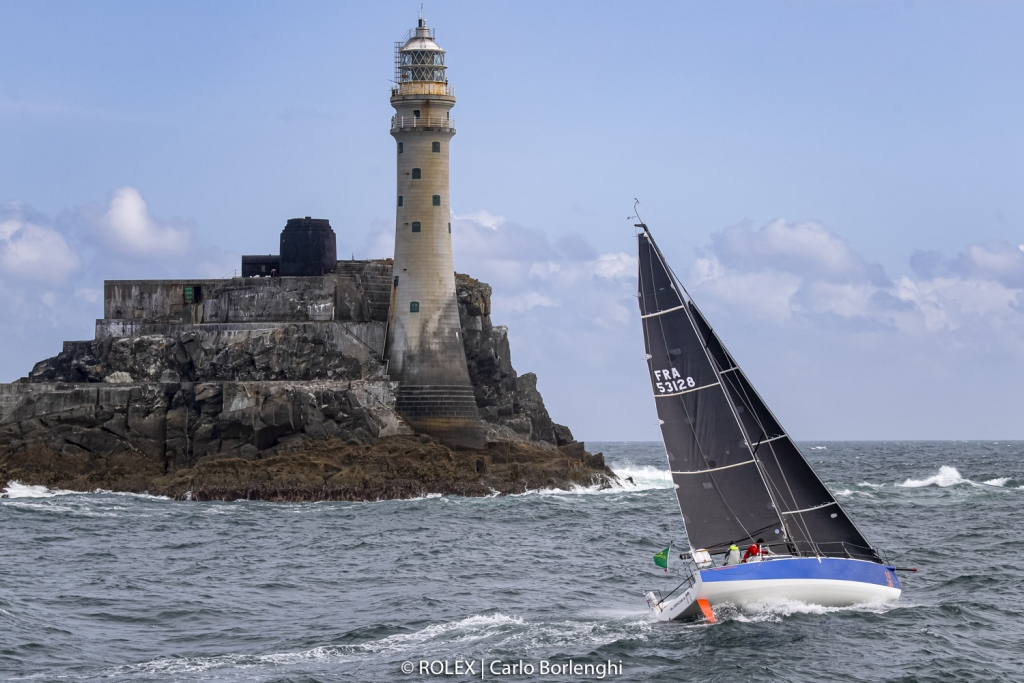  Various classes  Fastnet Race  Day 4, Rambler88 USA first monohull