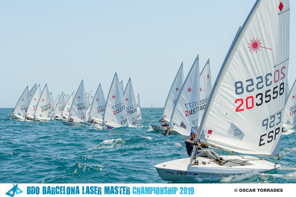  Laser Standard + Radial  Barcelona Master Championship  Barcelona ESP  Day 2  with CAN, MEX and USA participants