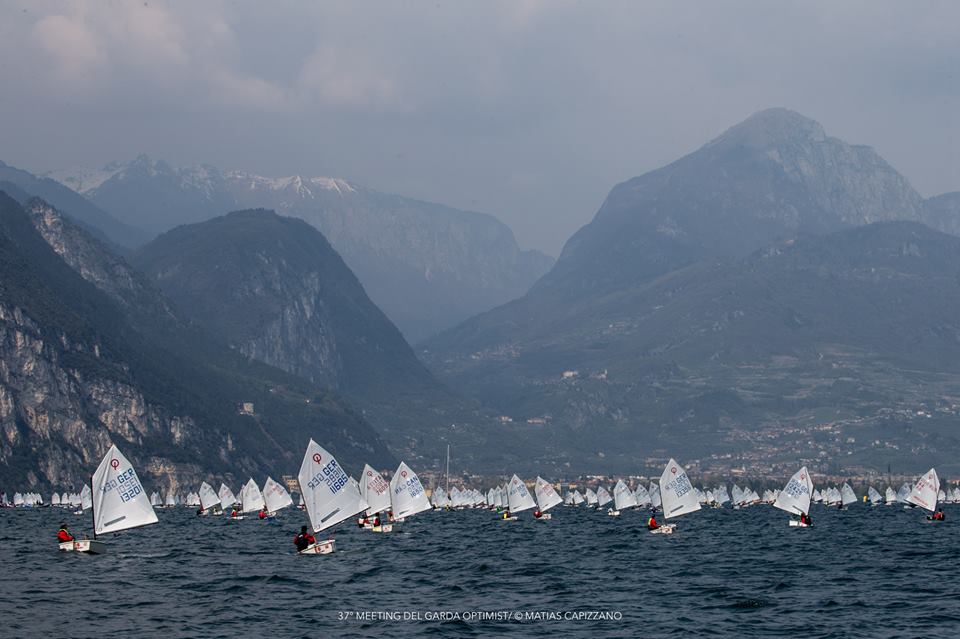  Optimist  Lake Garda Meeting  Riva ITA  Day 2  two of the 40 USA Optimist sailors in top100