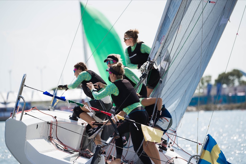  Match Racing  Womens International Series  Shanghai CHN  Day 2, first four qualified for Quarter Final yesterday
