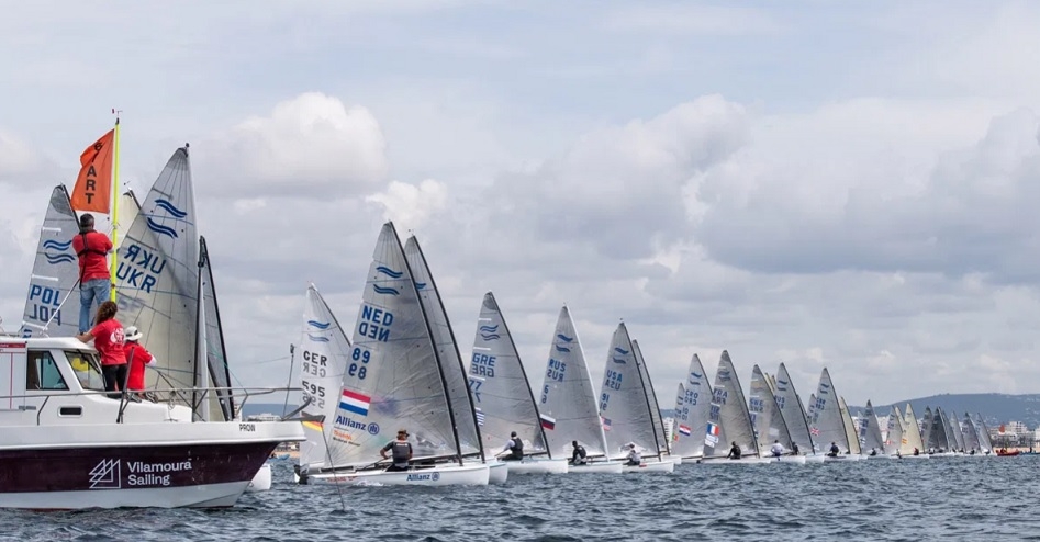  Finn  Goldcup 2021  Porto POR  First races today with USA, CAN and MEX participants