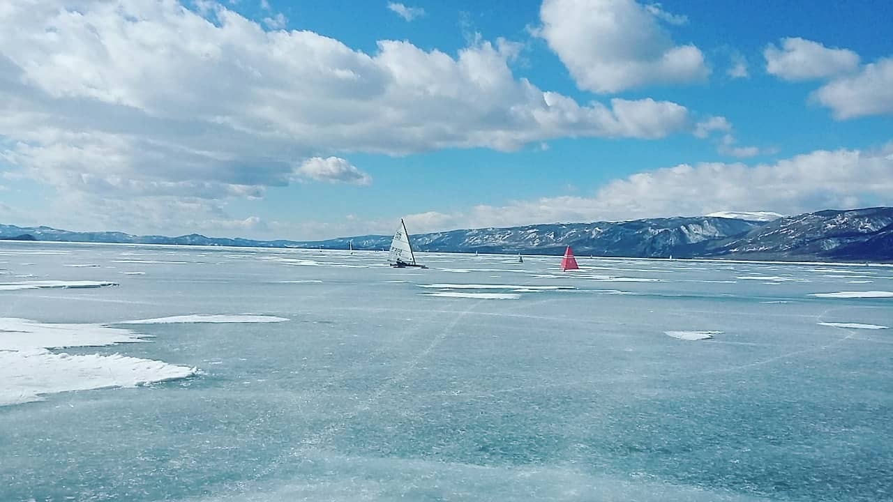  IceSailing  DN  Ice Sailing Week  Lake Baikal RUS  Day 3  Without North Americans