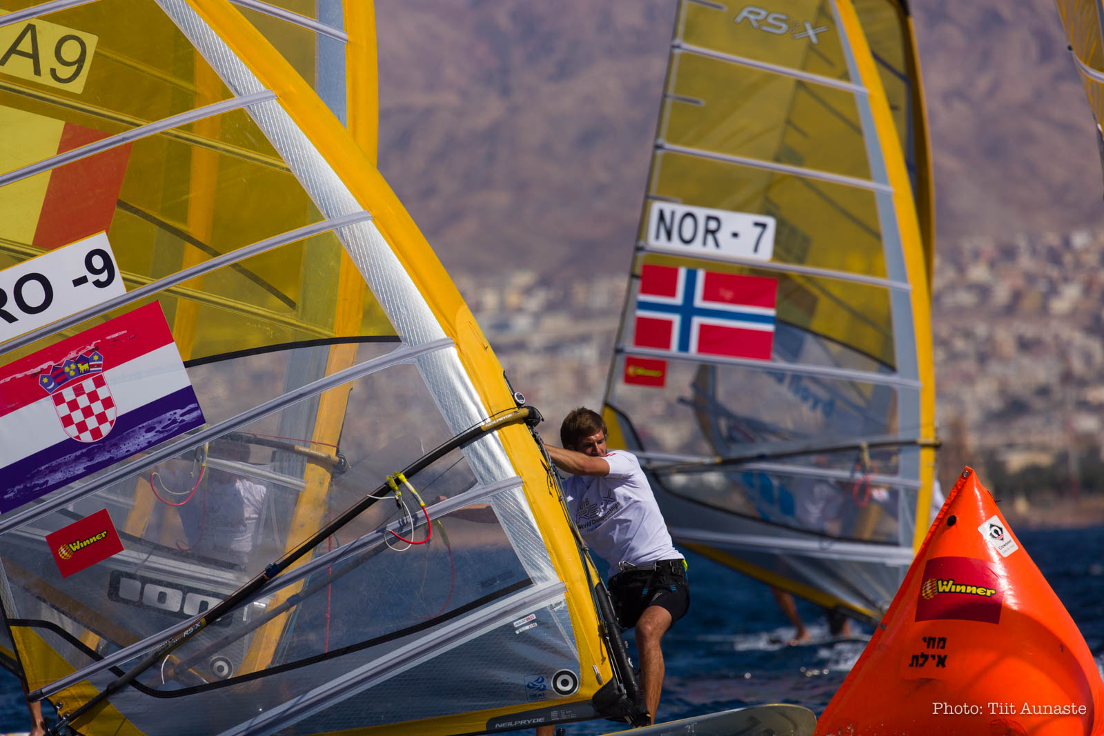  Windsurfing  RS:X World Championship 2016  Eilat ISR  Day 2  Le Suisse