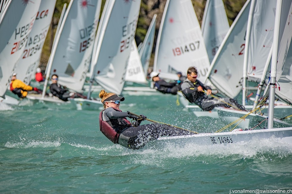  Laser  Swiss Championship 2020, Euromasters  Silvaplana SUI  Day 1