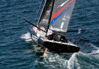  IMOCA Open 60  Bermudes 1000 Race  Douarnenez FRA  Day 4, no change in the positions, Seb Simon FRA on top