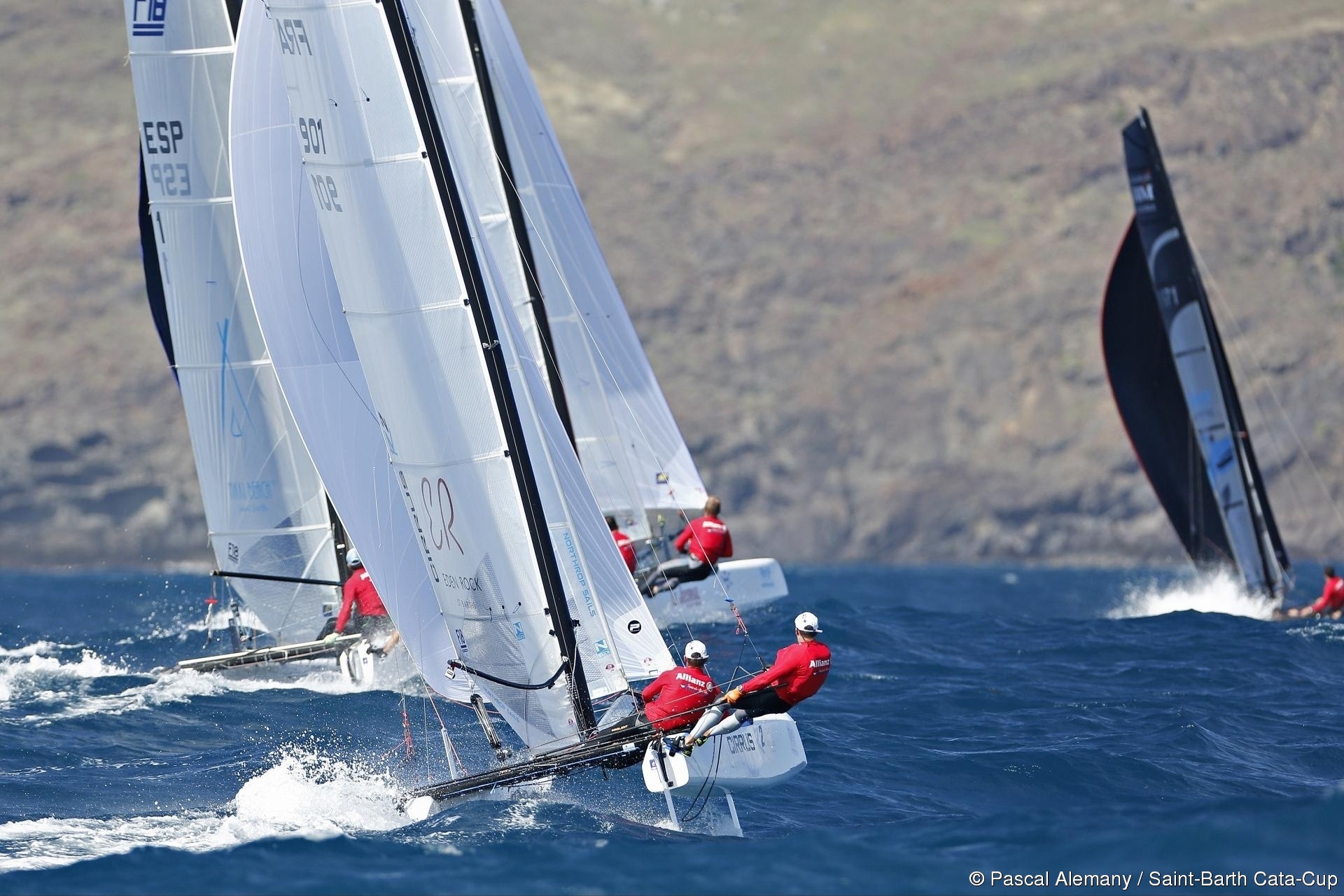  Multihulls  StBarth Cata Cup 2018, StBarthelemy FRA, final results, Stroebel/Risoer USA 11th best NorAm team