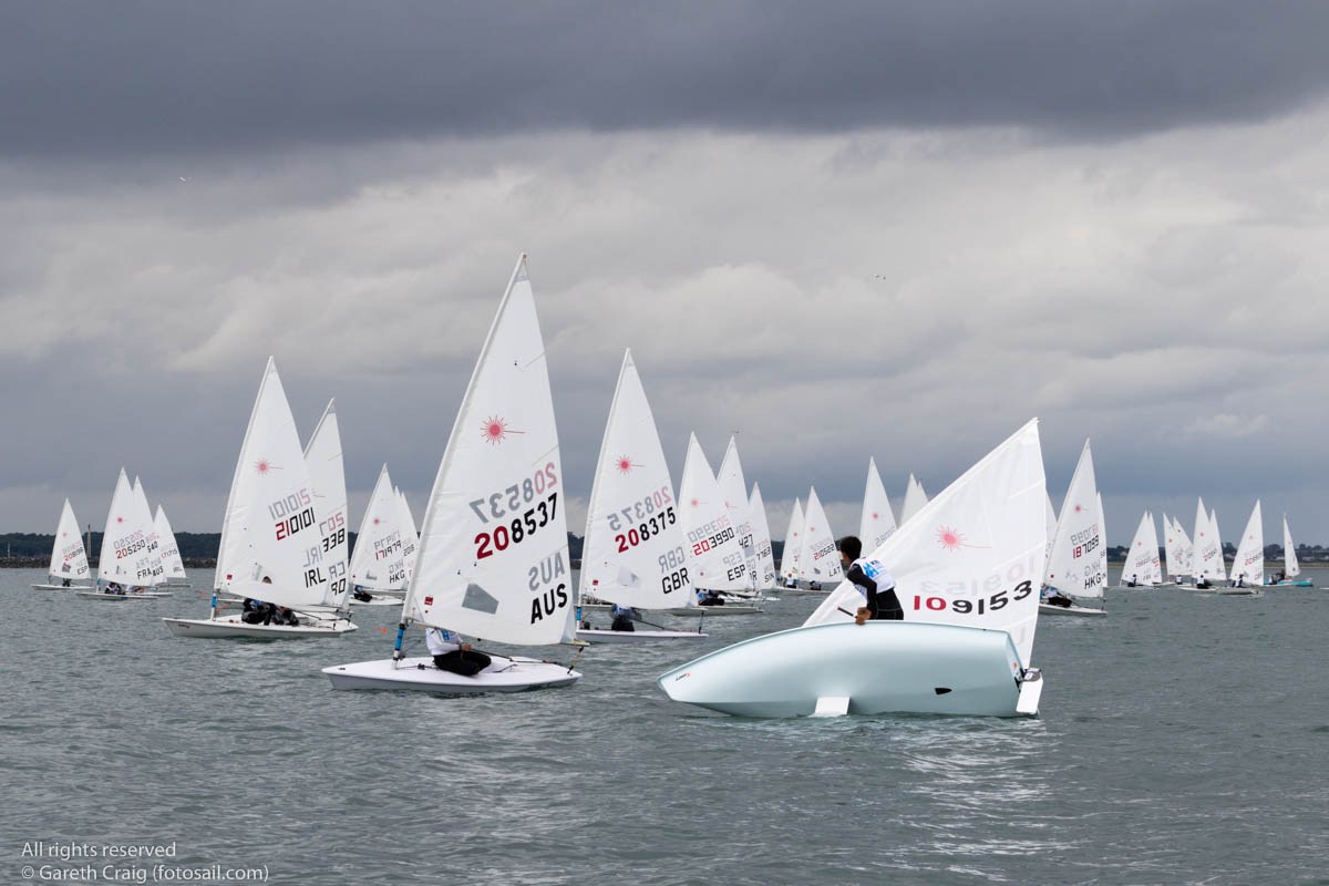  Laser Radial  World Championship 2016  Dun Laoghaire IRL  Day 2, the Swiss
