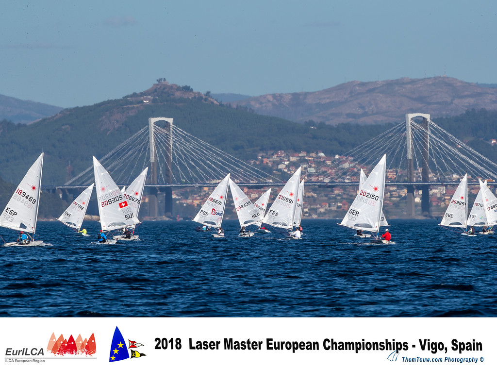  Laser Standard + Radial  European Master Championship  Vigo ESP  Day 3