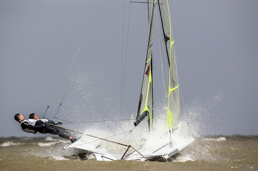  Olympic Classes  Delta Lloyd Regatta  Medemblik NED  Day 1, ranks 3 and 6 of CAN RS:X drivers