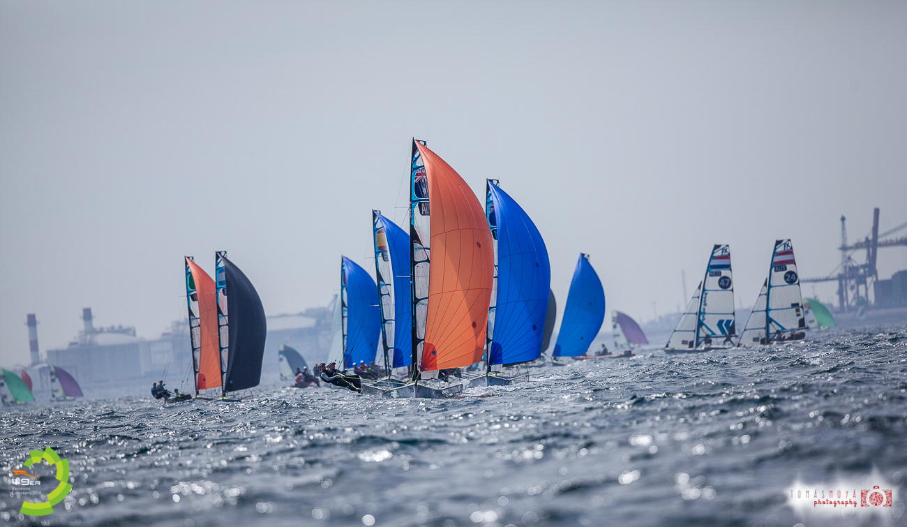  49er + 49erFX  European Championship 2016  Barcelona ESP  Day 5 with USA and CAN teams
