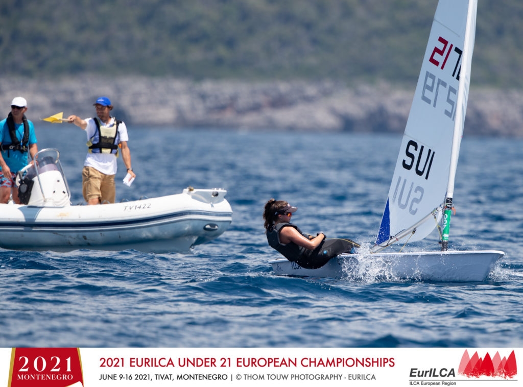  ILCA 6 + 7  U21 European Championship  Lustica Bay MNE  Day 2  bons resultats des Suissesses !