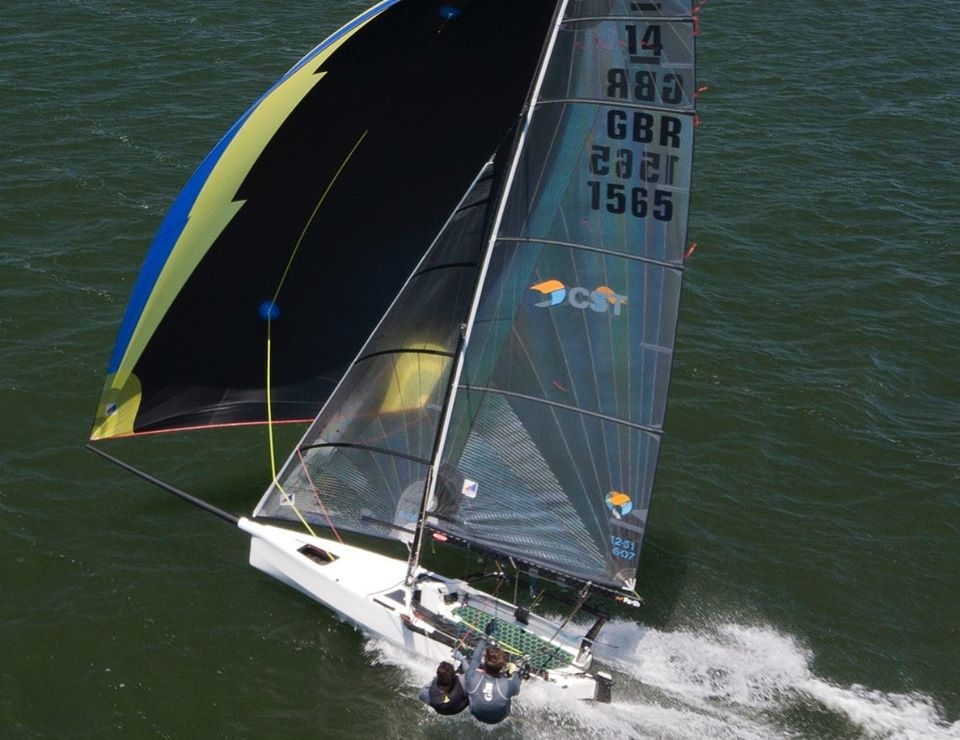  14 Footer  World Championship 2020  Perth AUS  Final results, Massey/Hillary GBR World Champions, best of 14 North American Laventure/Lemieux CAN 20th