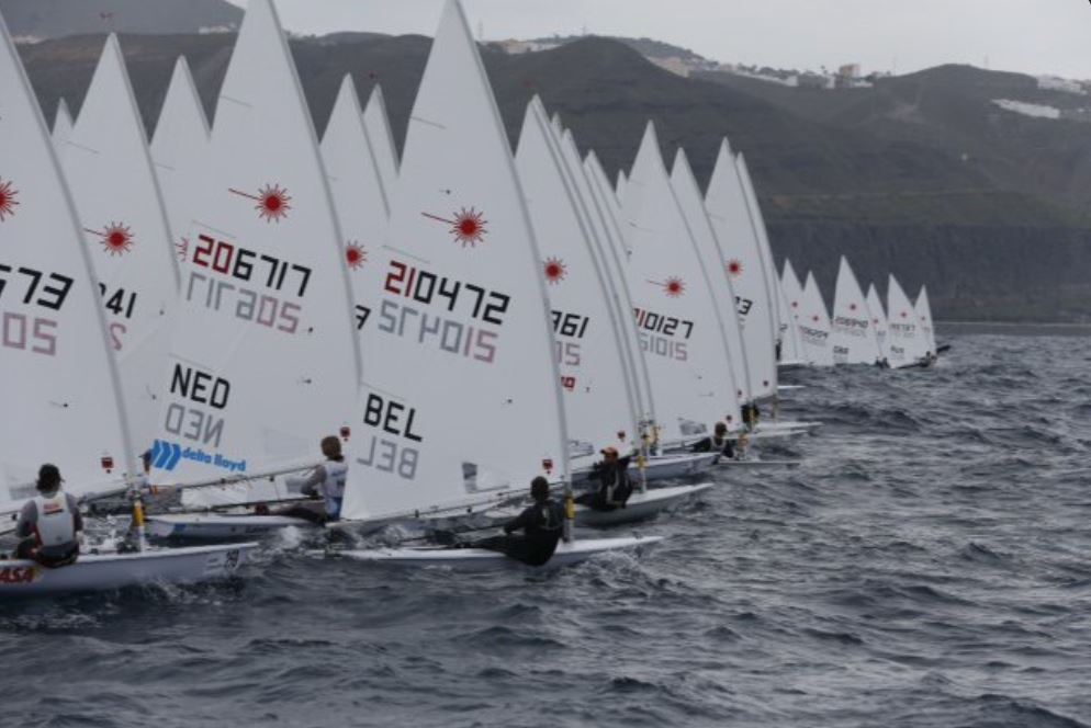  Laser Radial + Standard  European Championship 2016  Las Palmas ESP  Day 4 with USA and CAN participants