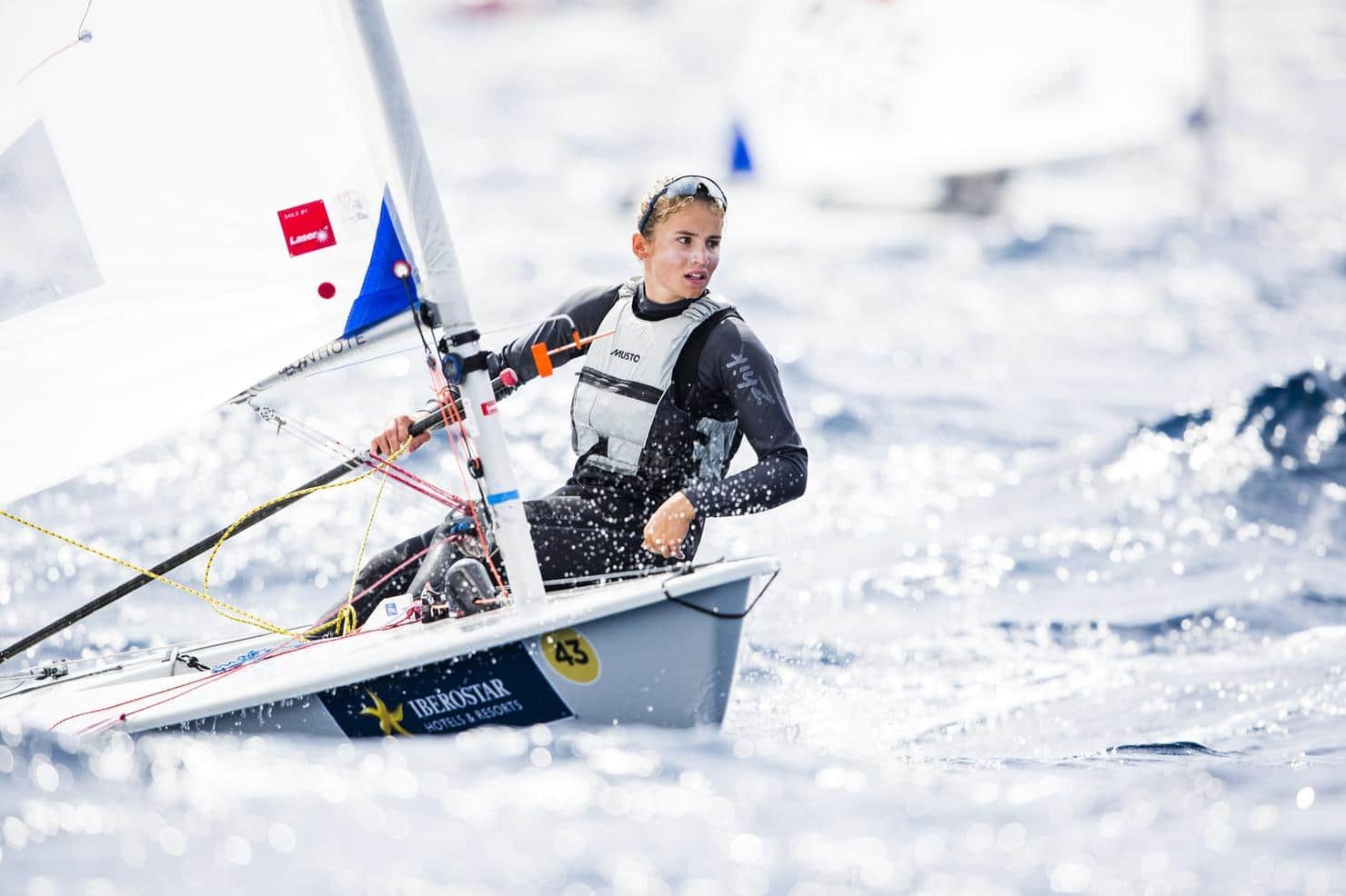  Laser Radial  Maud Jayet young athlete of the year candidate 