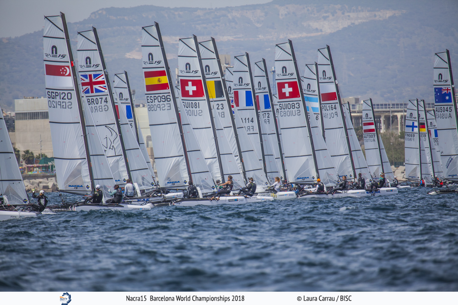  Nacra 15  World Championship  Barcelona  Day 4, NorAms 27th, 37th and 38th