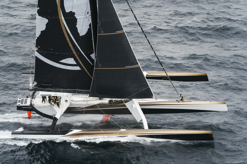 Around the World Record  Trophee Jules Verne  Spindrift  Day 8