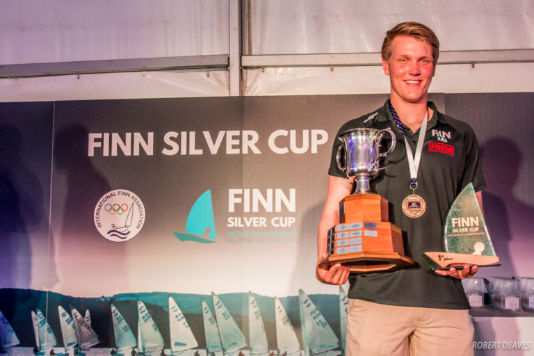  Finn  SilverCup  Balatonfuered HUN  Final results  Gold for Oskari Muhonen FIN, Luke Muller USA 6th