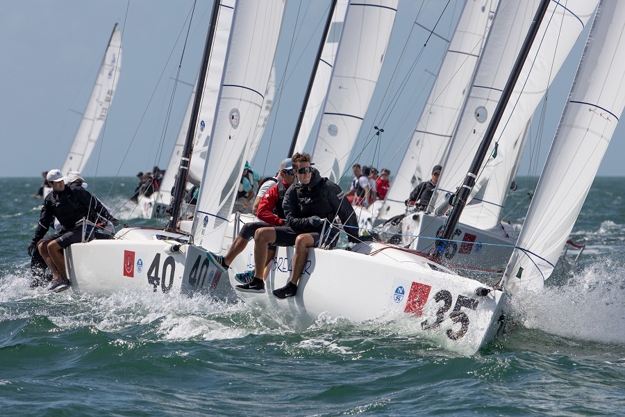  J/70, Melges 24  Bacardi Cup Invitational  Miami FL, USA  Day 2  only minor changes on top after 3 more races