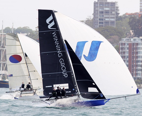  18 Footer  New South Wales Championship  Sydney AUS  Race 3, third victory for 'Winning Group'