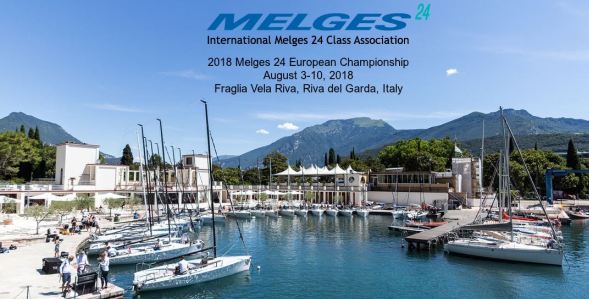  Melges 24  European Championship 2018  Riva ITA  Start today with Mike Goldfarb USA