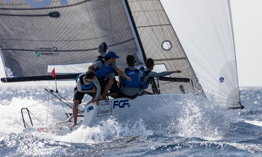  Melges 24  PreWorlds  Villasimius ITA  Day 1, Kevin Welsh USA 2nd after day one