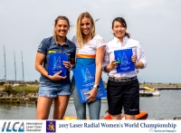  Laser Radial - Men's & Women's World Championship 2017 - Medemblik NED - Final results - L'or pour Marit Bouwmeester NED et Marcin Rudawski POL