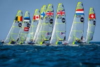  Olympic Classes - Kiel Week - Kiel GER - Day 1, with North Americans in 49er, 49erFX, Laser Standard and Radial