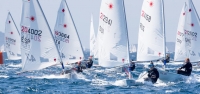  Laser 4.7 - European Championship 2019 - Hyères FRA - Day 2 - perfect Mistral breeze conditions, ITA (girls) and NED (boys) leading