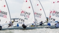  Laser Radial - World Championships 2020 - Melbourne AUS - Day 1, one race only, mixed North American results