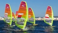  RS:X-Windsurfing - European Championship 2020 - Vilamoura POR - Day 1 - North Americans in second half of the fleets