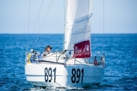  Mini 650 - Les Sables-Les Acores-Les Sables FRA - Day 2, trios leading in the two categories with 60nm left