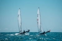  470 - European Championship 2021 - Vilamoura POR - First races today with North Americans