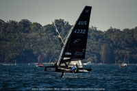  Moth - World Championship 2019 - Perth AUS - Day 4, first Final races today with Funk and Kirby USA