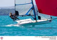  Nacra 17, 49er, 49erFX - World Championship - Auckland NZL - Day 3, Snow/Wilson USA excellent 4th in 49ers - 7 USA teams qualified for Goldfleet