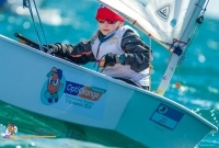  Optimist - Orange - Valencia ESP - Start today, with USA, CAN and BER boats