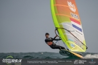  RS:X-Windsurfing - European Championship 2020 - Vilamoura POR - Day 3 - Charline Picon FRA and Yoav Cohen ISR still top
