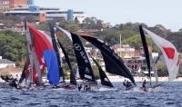 18 Footer - Spring Championship - Sydney AUS - Race  -  Season start on Sydney Harbour