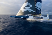  Ultime Trimaran - Brest-Atlantiques - Brest FRA - Day 2 - chasing down South at speeds around 30 to 40kn