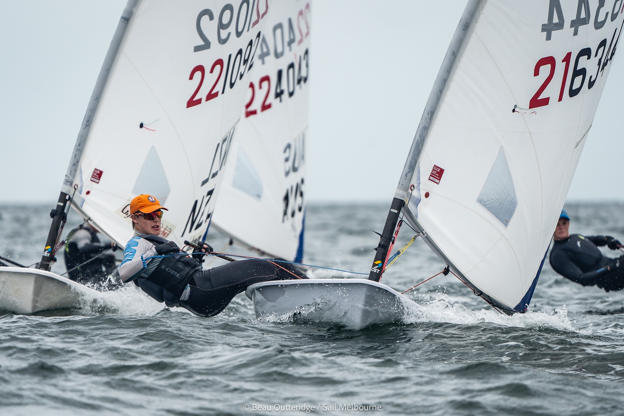  ILCA 6  Oceania + Australia Championship  Manly AUS  Day 4  Anja Von Allmen SUI in Fuehrung !