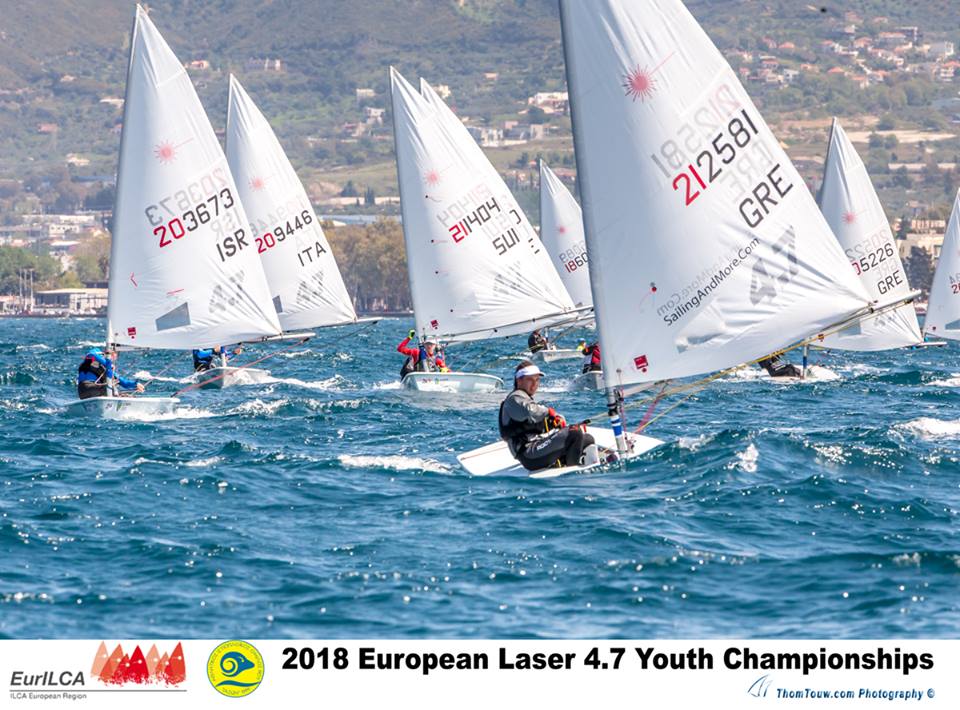  Laser 4.7  European Youth Championship 2018  Patras GRE  Final results