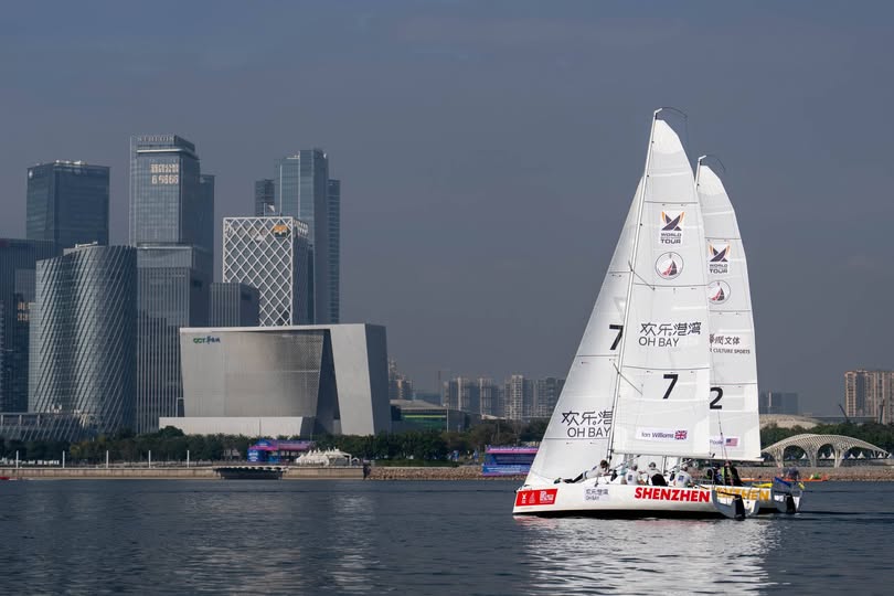  World Match Racing Tour  Finals  Shenzen CHN  Day 2  Racing underway