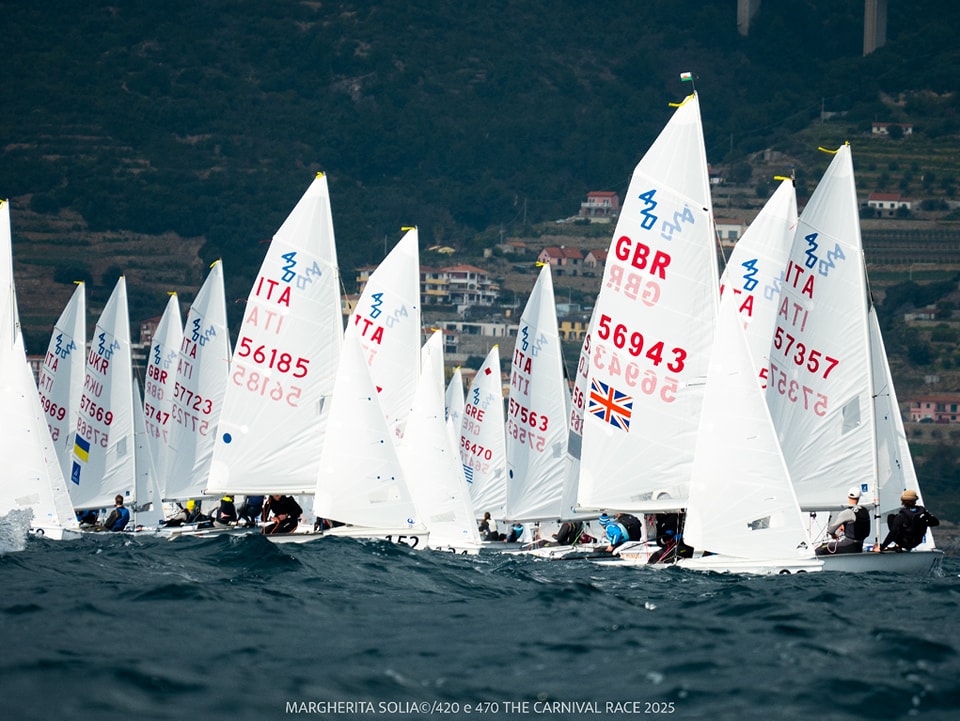  420, 470  Carnival Race  San Remo ITA  Day 2