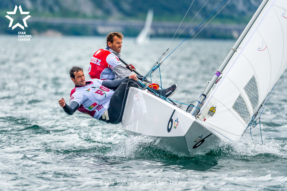  Star  European Championship/Breeze Grand Slam  Riva ITA  Day 4  Cayard/Lopes 4th and Doyle/Infelise 5th in top10