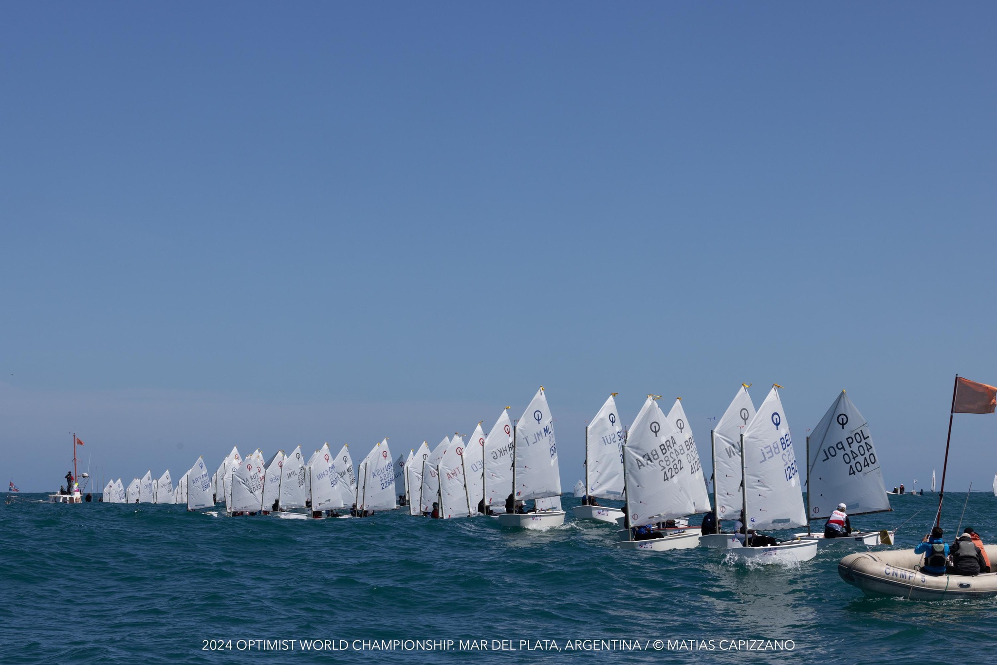  Optimist  World Championship 2024  Mar del Plata ARG  Day 2