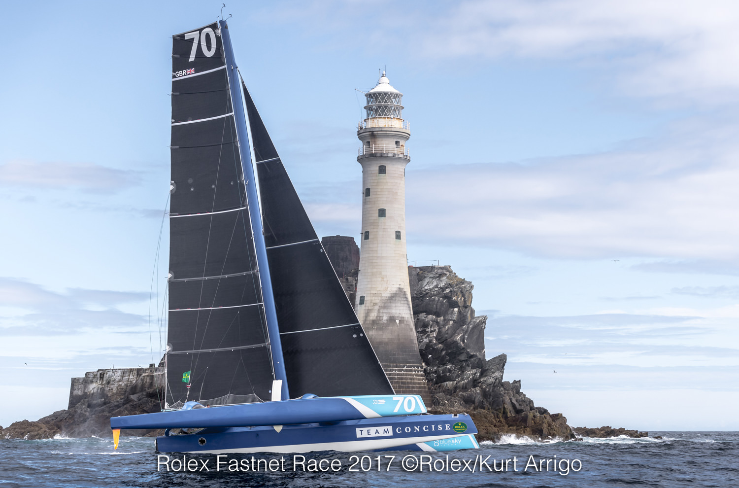  IRC, ORC, Open 60, VOR65, Class 40  Fastnet Race 2017  Cowes GBR  Day 2, the Swiss