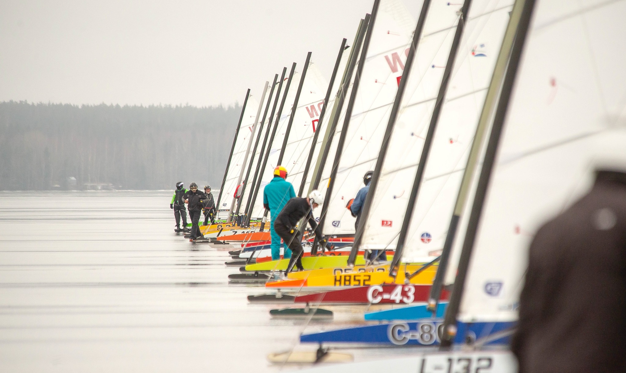  Ice Sailing  DN European Championship  Lake Pyhaejaervi FIN  Day 4