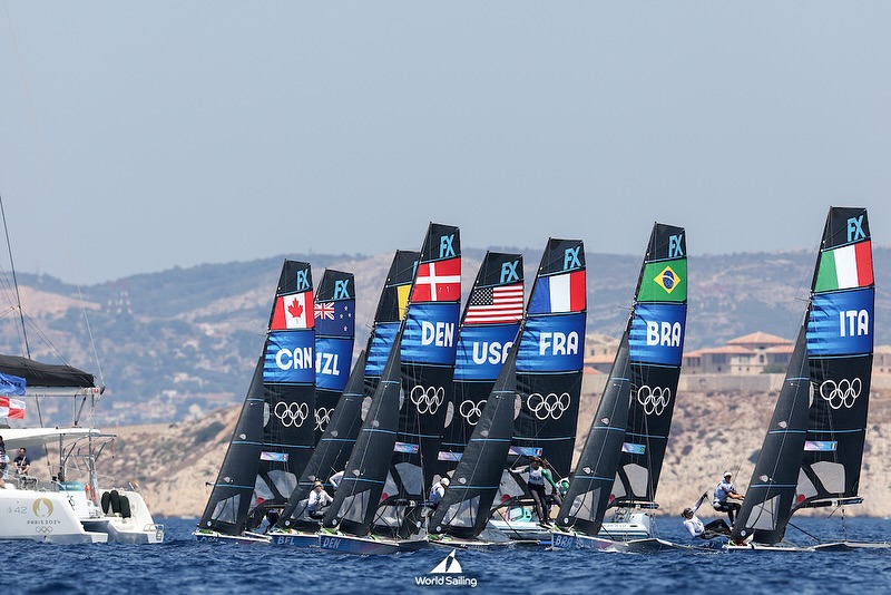  49erFX  Olympic Games 2024  Marseille FRA  Day 1