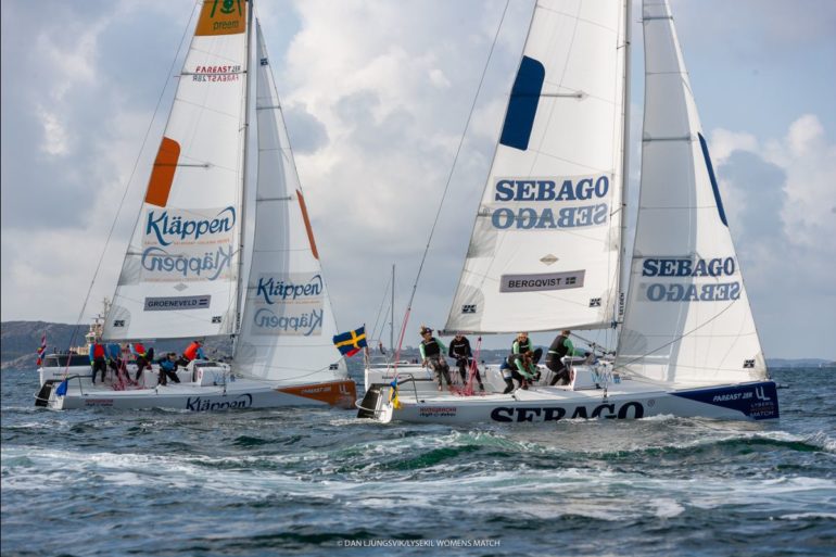  Women's Match Racing World Championship 2019  Lyseskil SWE  Day 3, Nicole Breault USA qualified for Quarter Finals